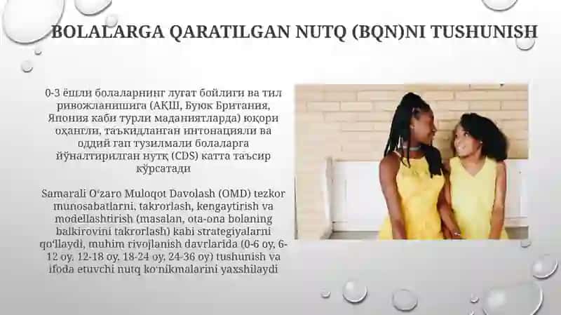 Muloqot nutq vakilligining rivojlanishi 3