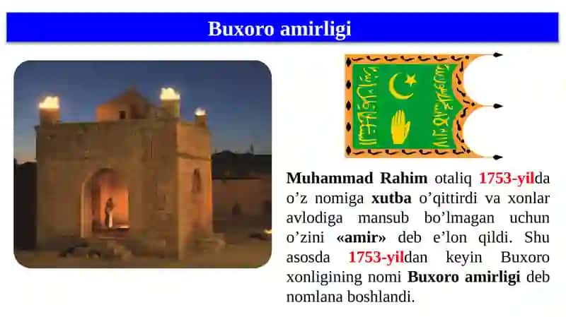 Òrta osiyoning xonliklarga bòlinib ketishi 3