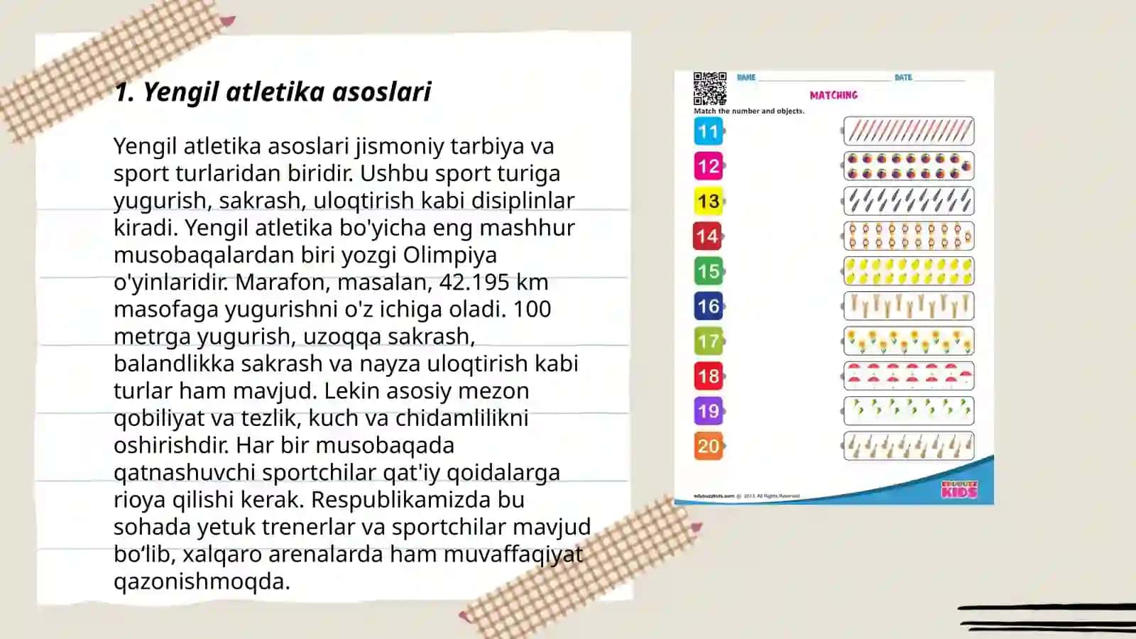 Yengil atletika bilan shug‘ullantirish 3