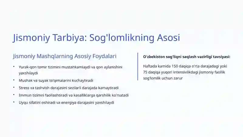 Sog'lom Turmush Tarzi 3