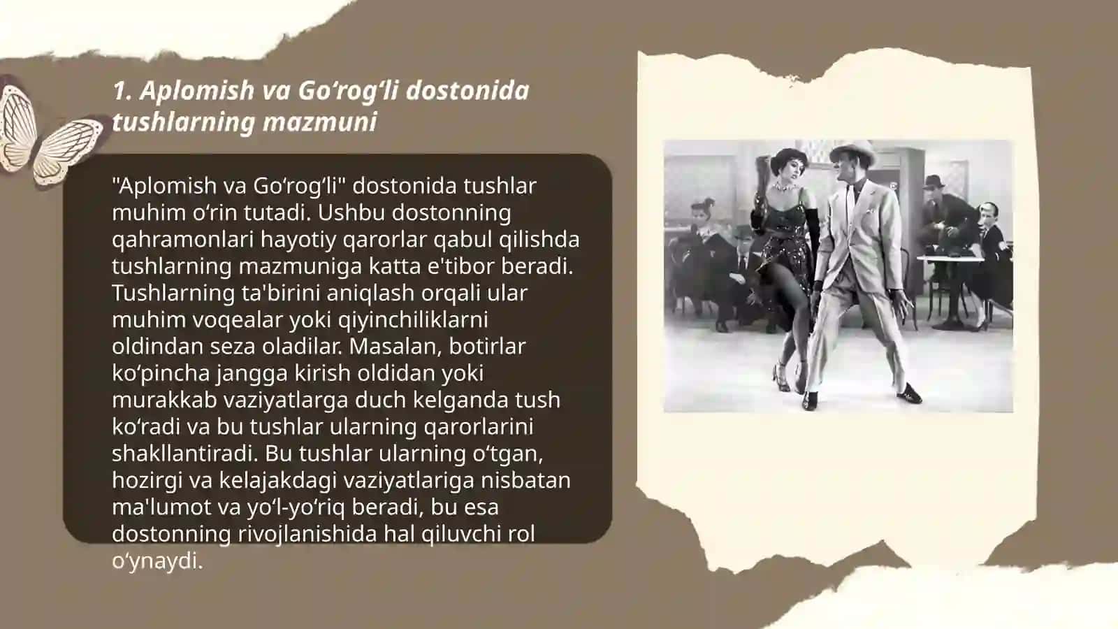 Aplomish va Go‘rog‘li dostonidagi tushlarni tahlil qiling 3