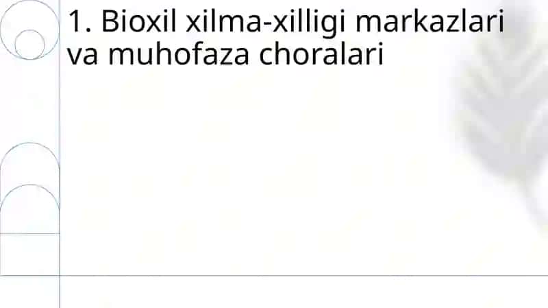 Qoʻriqxona va milliy bogʻlarning tashkil etishning geoekologik tamoyillari 3