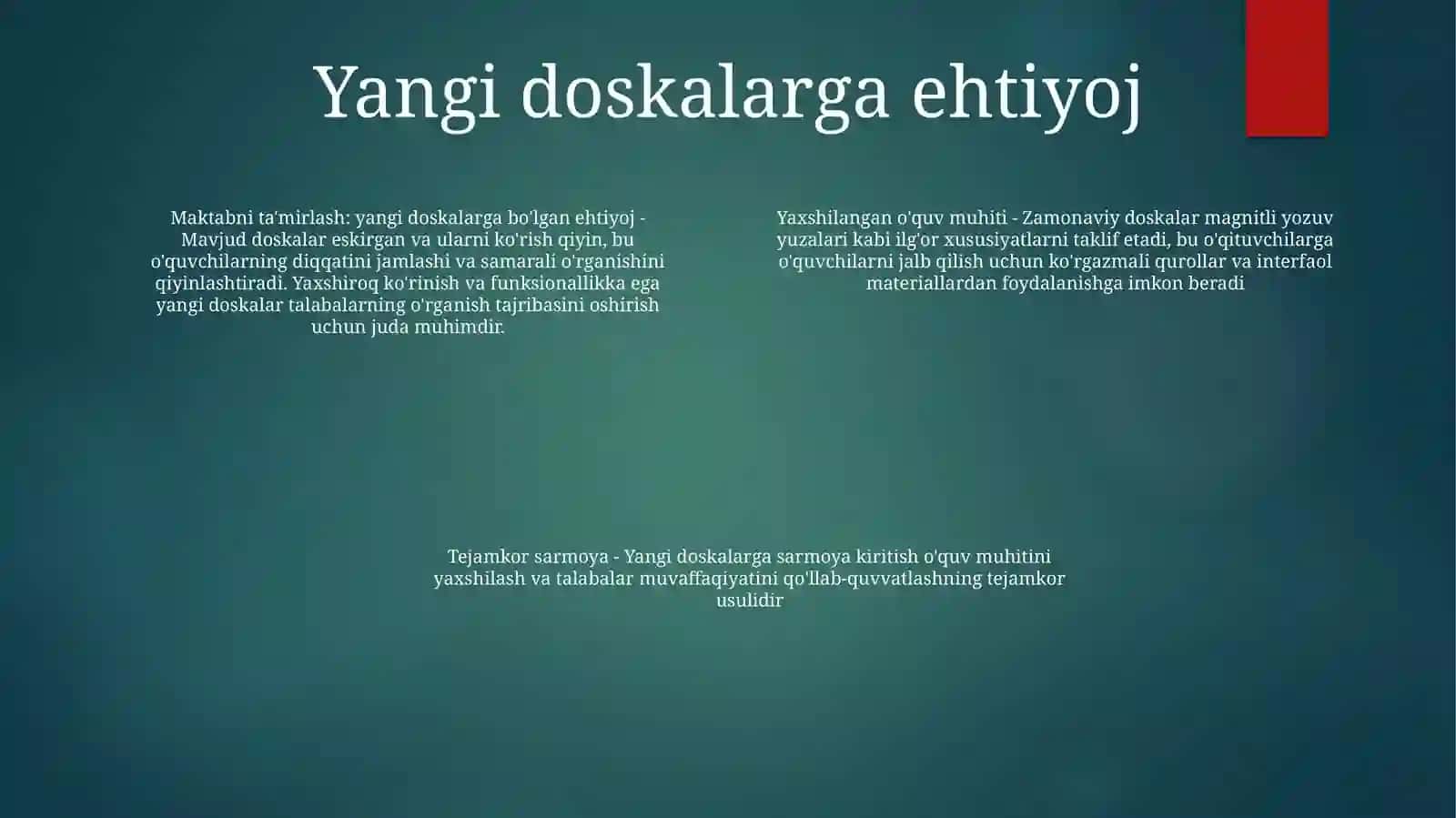 Maktablarga Yangi Doska Olib Kelish 3