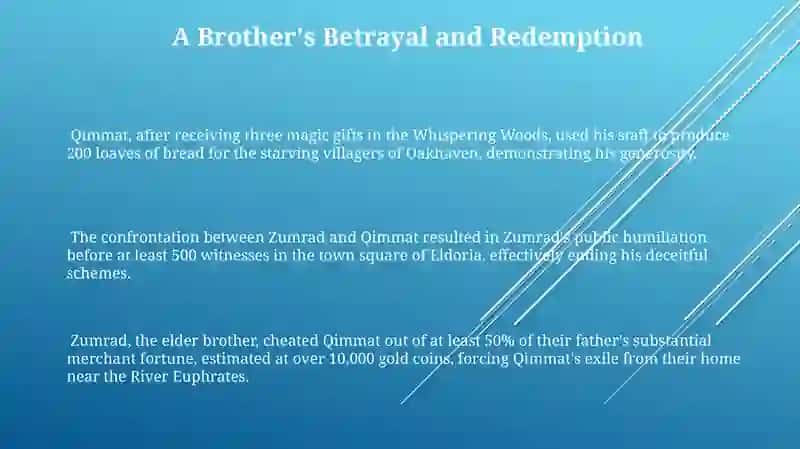 "Zumrad and Qimmat" fairytale 3
