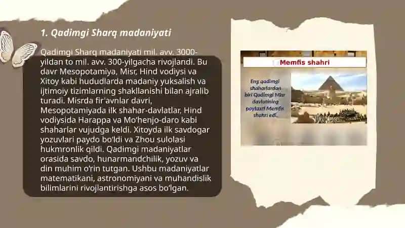 Qadimgi sharqda asotiriy tasavvurlar va falsafiy bilimlarning paydo boʻlishi 3