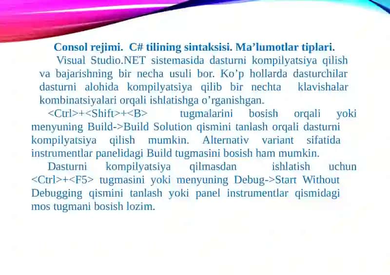SATRLARNI FORMATLASH 3