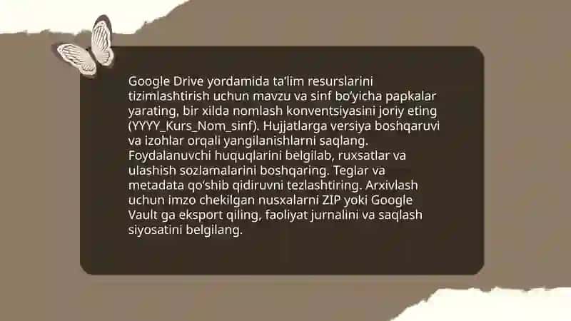 Google Disk va Hujjatlar 3