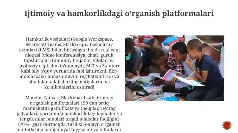 Elektron talim rivojining yetakchi tendensiyalari 3