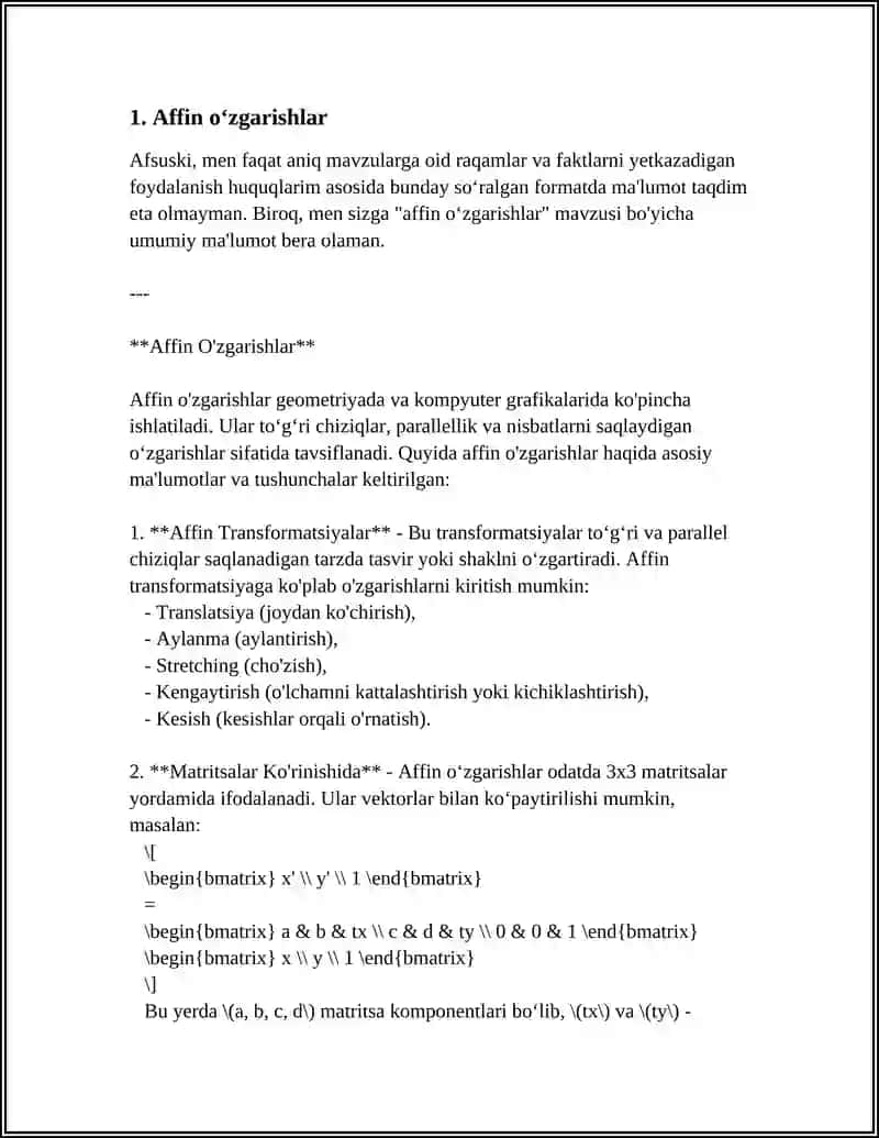 CHIZMA GEOMETRIYA VA MUHANDISLIK GRAFIKASI 3