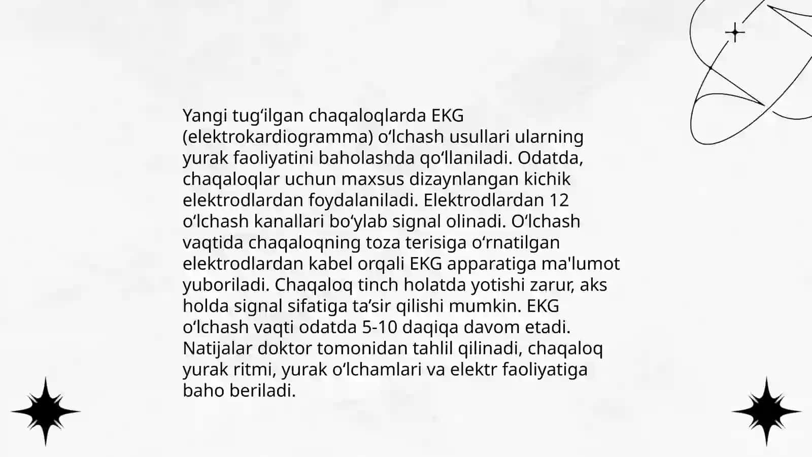Yangi tugʻilgan chaqaloqlarda EKG ni oʻziga xos xususiyatlari 3