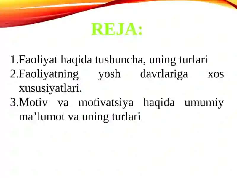 "Umumiy pedagogika va psixologiya" fanining taqdimoti 3