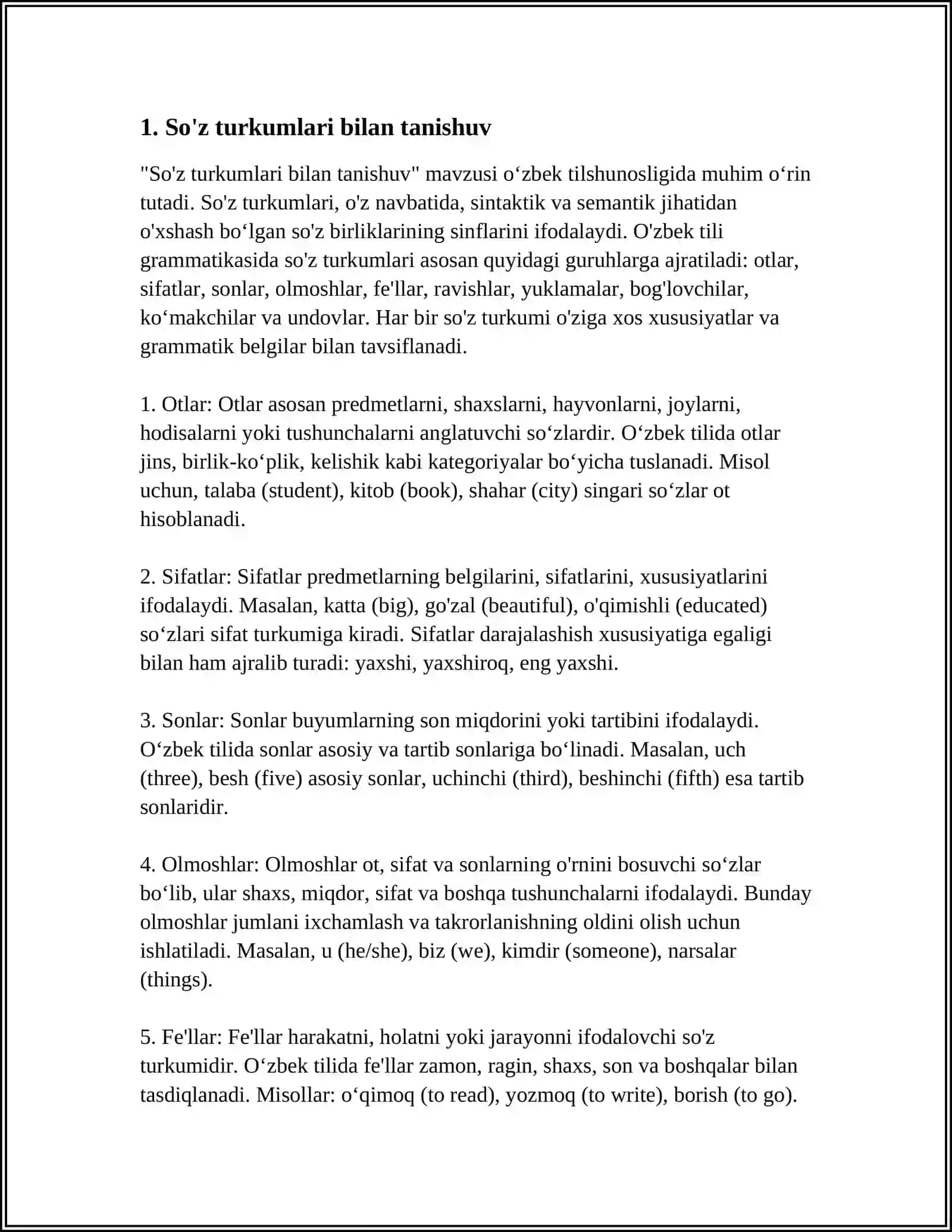 MORFOLOGIK TAHLIL 3