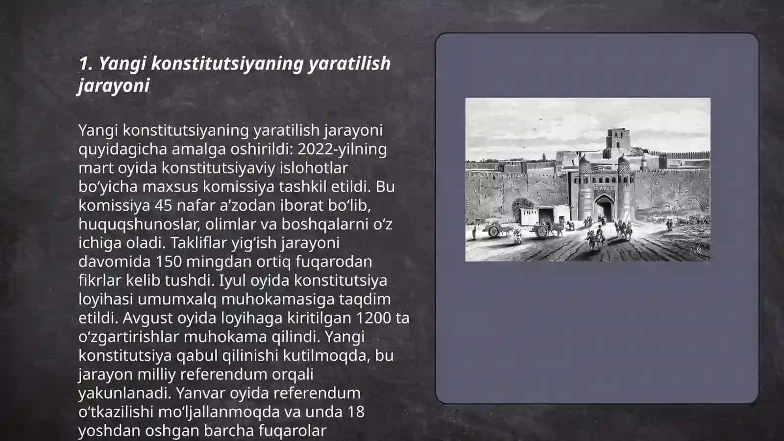 Yangi konsitutsitaning qabul qilinishi va uning tarixiy ahamiyati 3