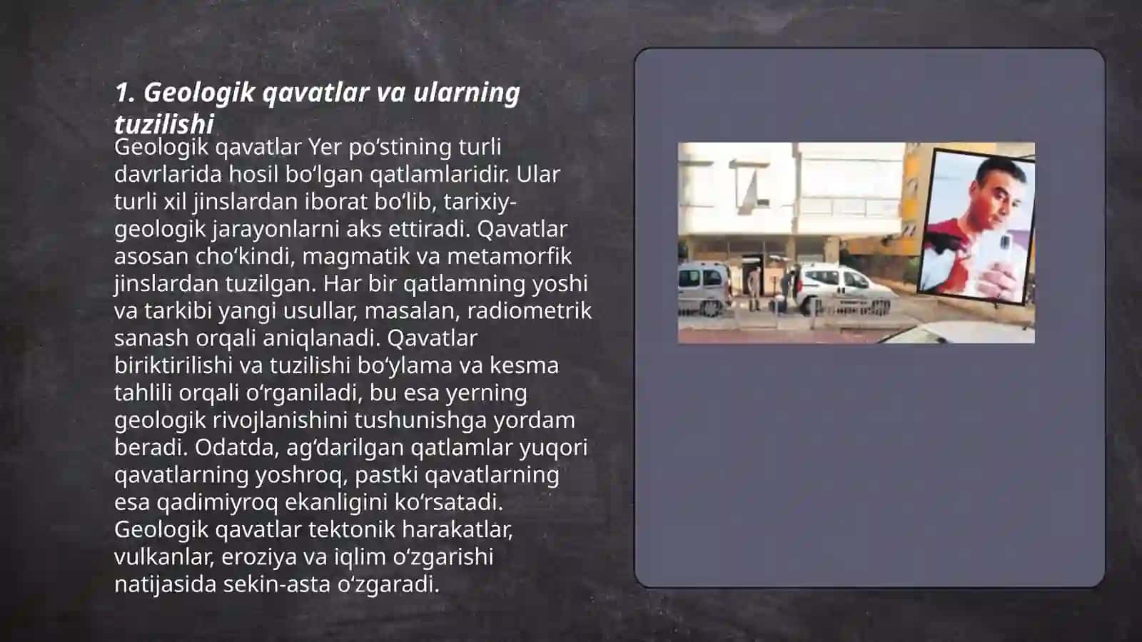 Geologik qavatlar va ularning tuzilishi 3