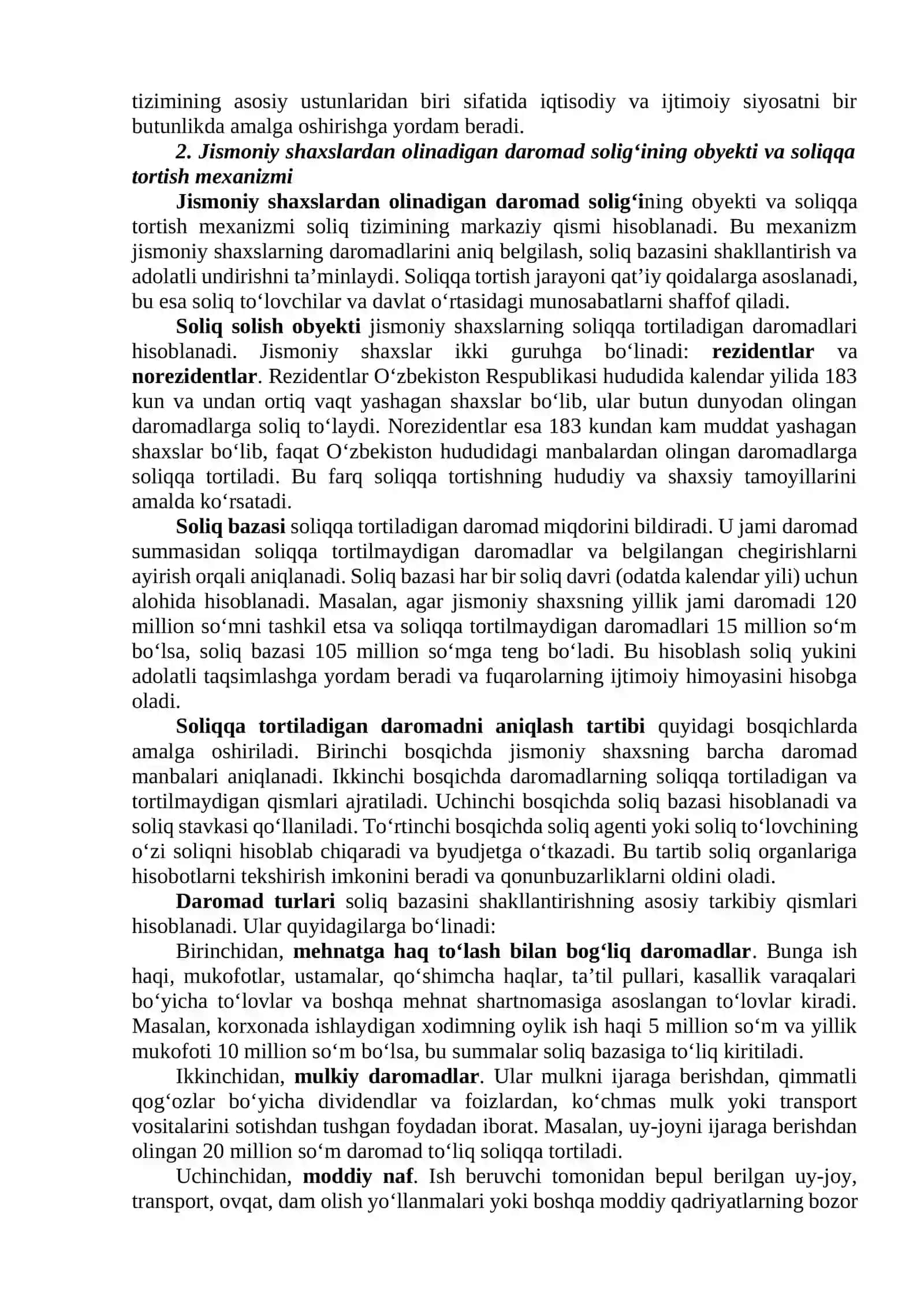 Jismoniy shaxslardan olinadigan daromad solig‘i 3