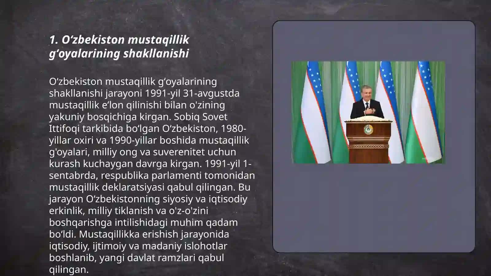 Oʻzbekistonda mustaqillik gʻoyalarining tarixiy asoslari 3