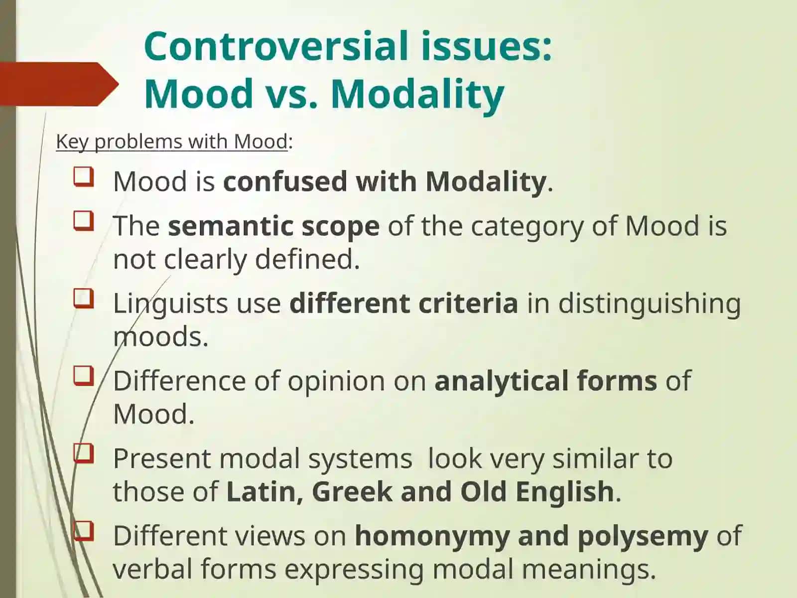 GRAMMATICAL CATEGORIES OF MOOD 3