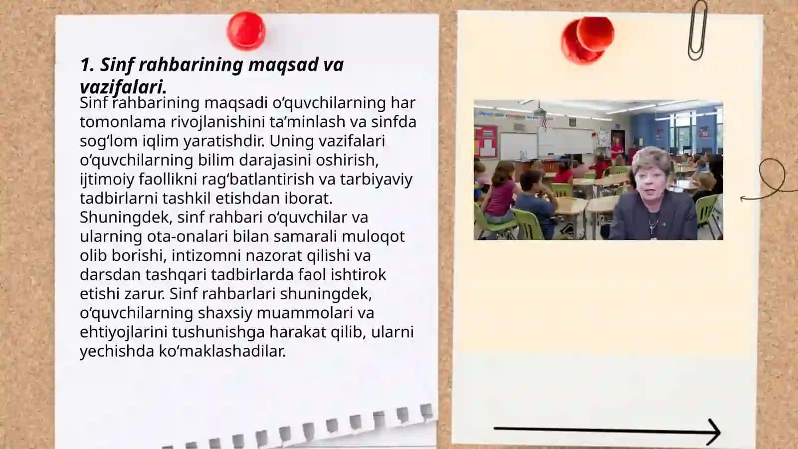 Sinf rahbarining faoliyati 3