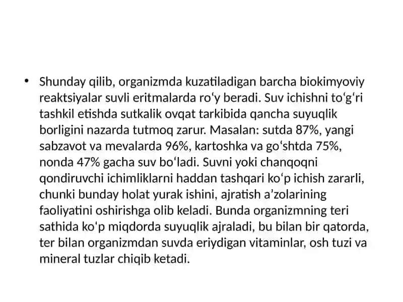 Ichimlik suviga qo’yilgan gigiyenik talablar suvni sifatini tozalash va zararsizlantirish usullari 3
