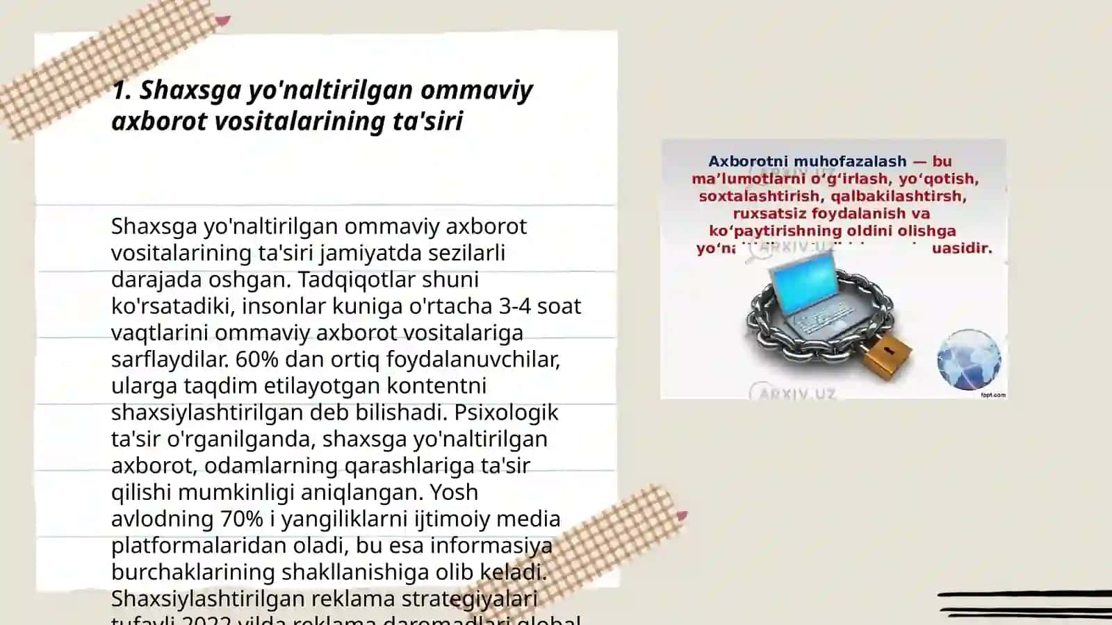 shaxsga yo'naltirilgan axborot psixologik diniy va madaniy tahdidlar 3