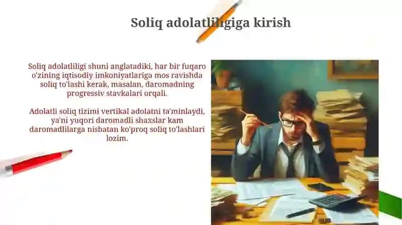 Soliq adolatliligi,soddaligi samaradorligi va barqarorliligi 3