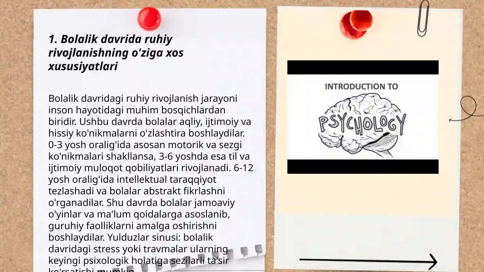 Bolalar psixologiyasi muammolarining òrganilishi 3