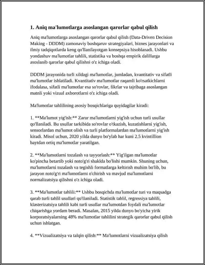 MUSTAQIL ISH Mavzu: RAQAMLI IQTSODYOTNING ASOSIY TEXNALOGYALARI 3