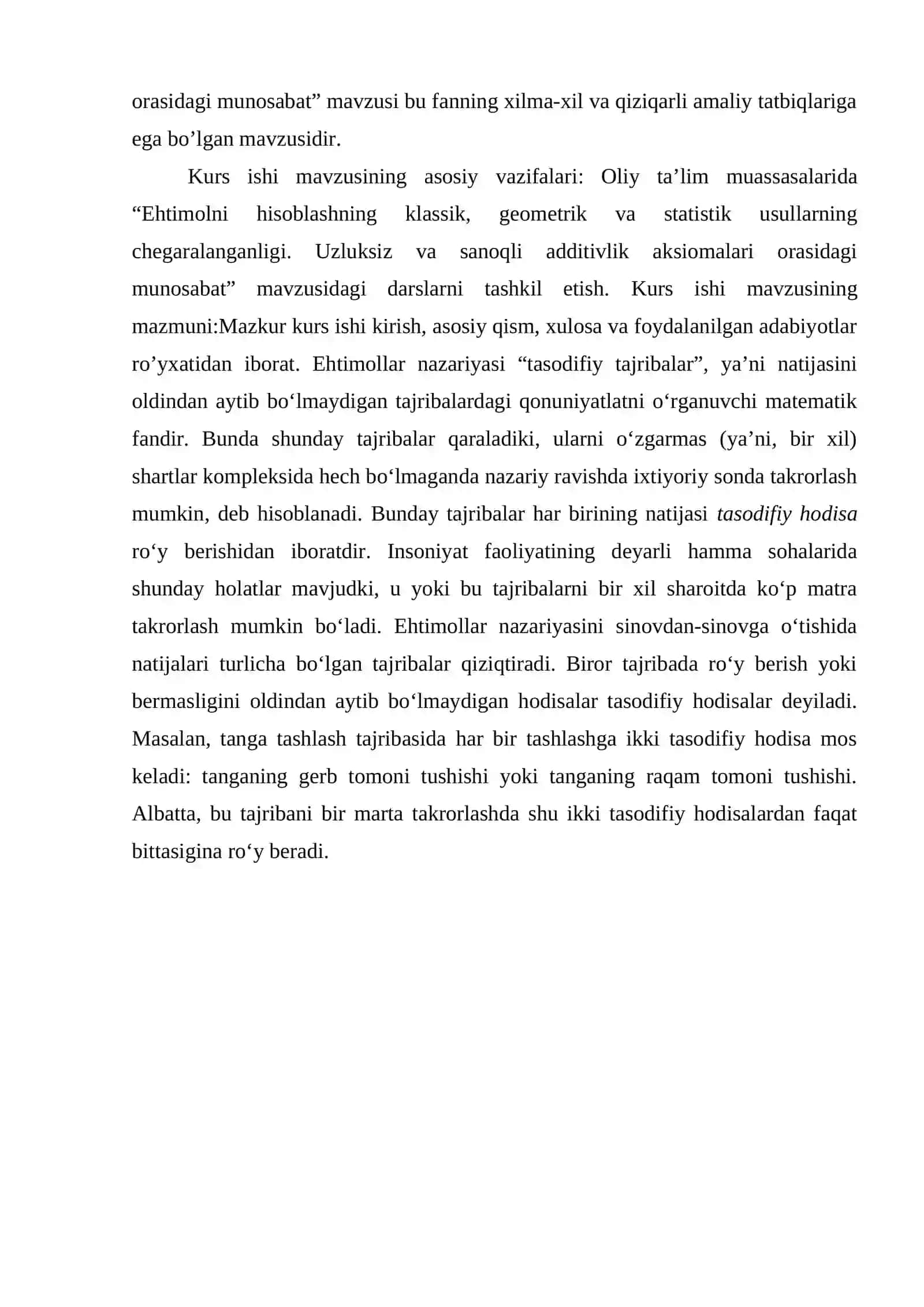 Sinashlarning takrorlanishi 3