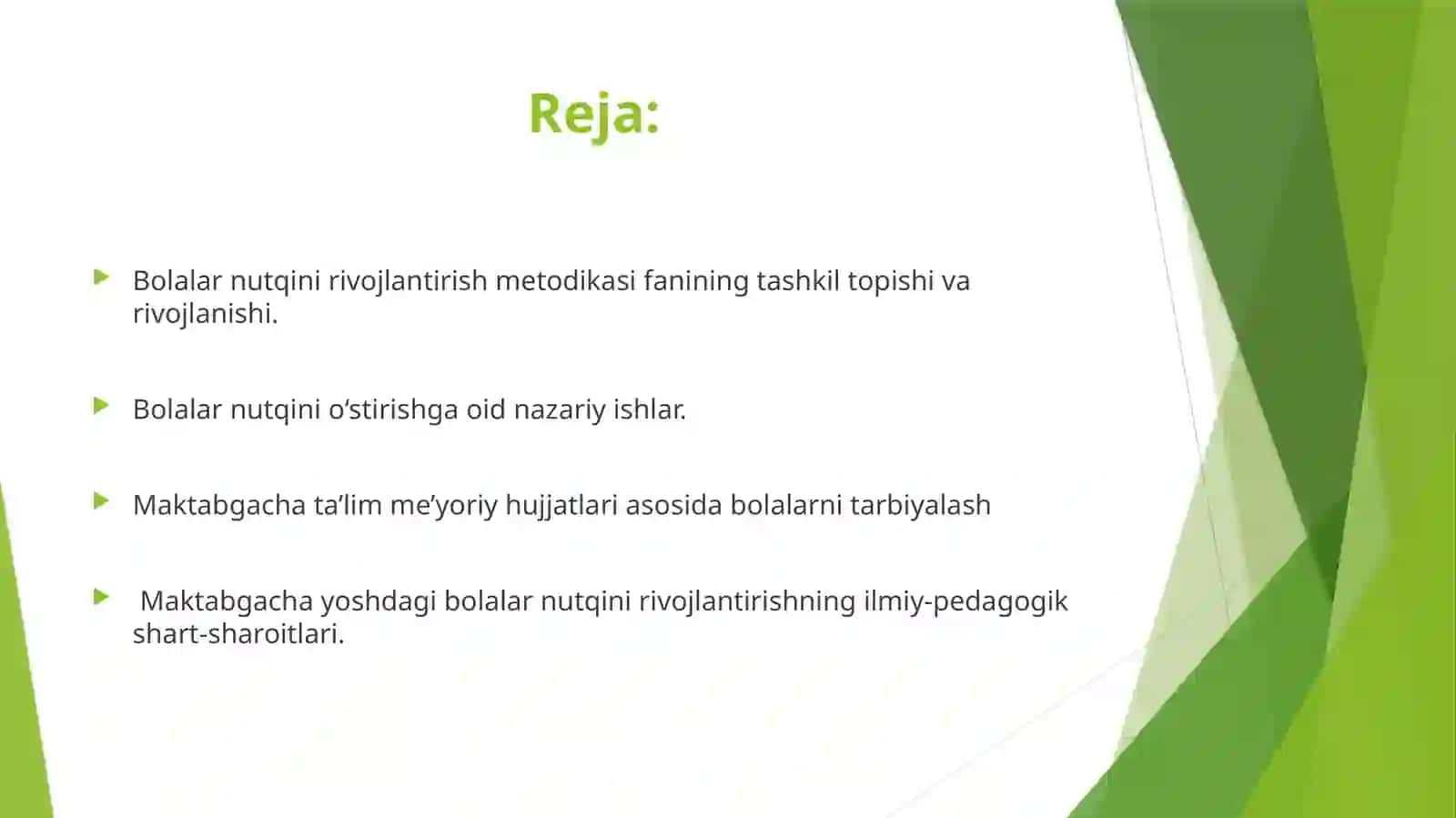 Bolalarni nutqini o'stirishning maqsadlari va vazifalari 3