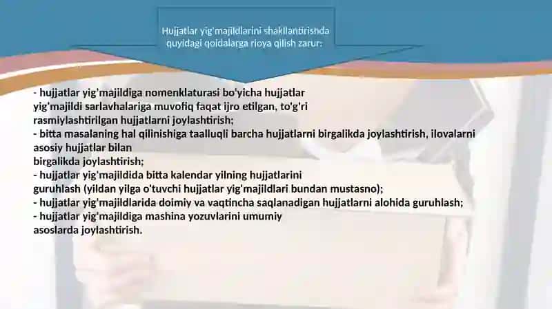 ARXIVLAR BILAN ISHLASH 3