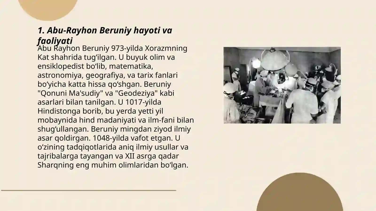 Abu-Rayhon Beruniy va tabobat 3