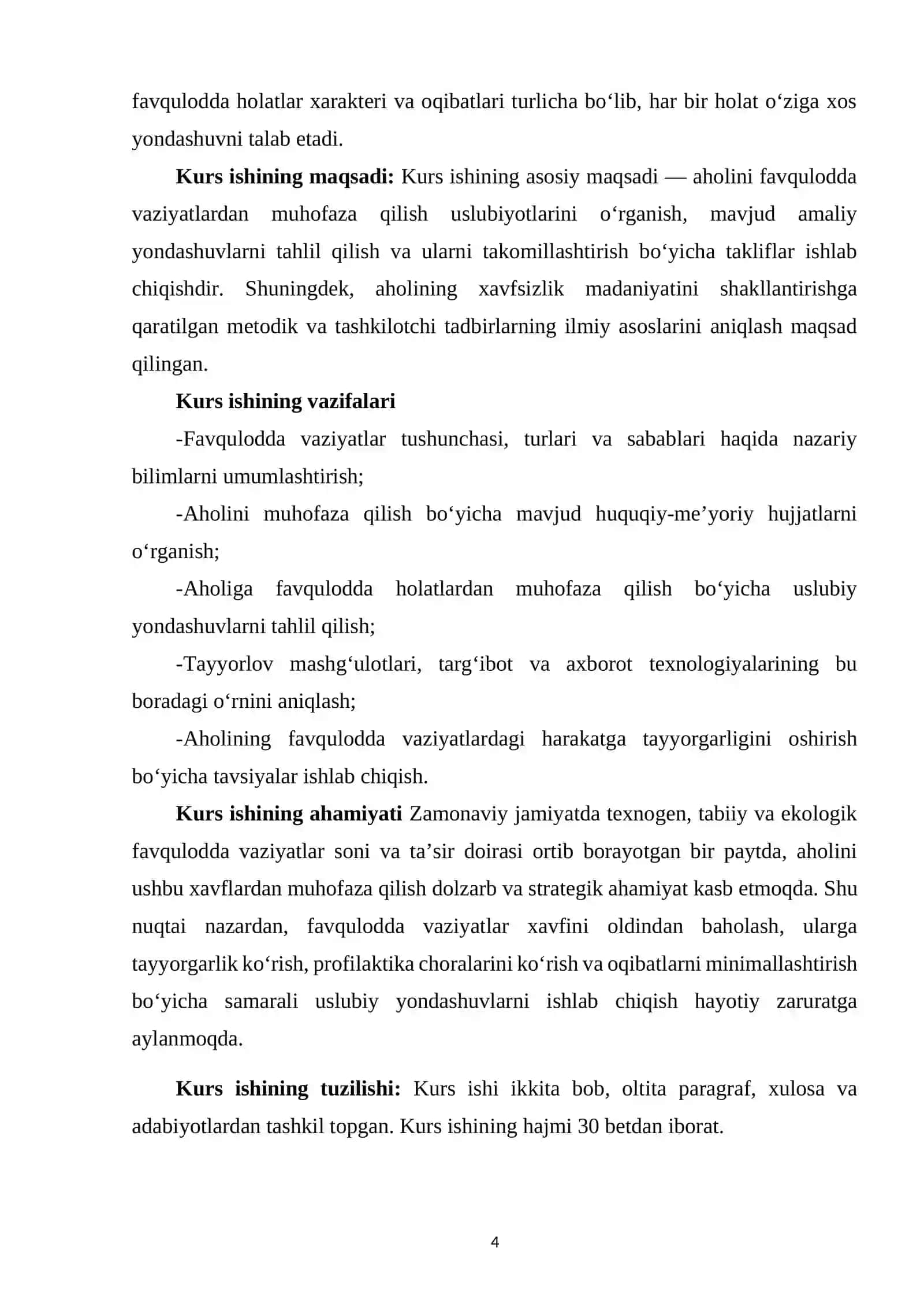 Aholini Favqulodda Vaziyatlardan Muhofaza Qilish Uslubiyotlarini O'rganish 3