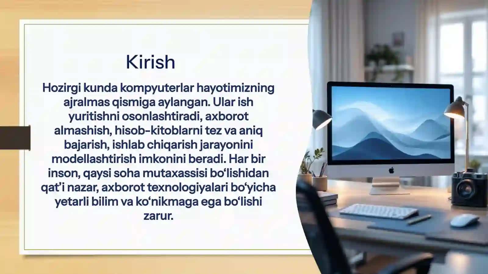 Zamonaviy kompyuterlar va ularning arxitekturasi 3