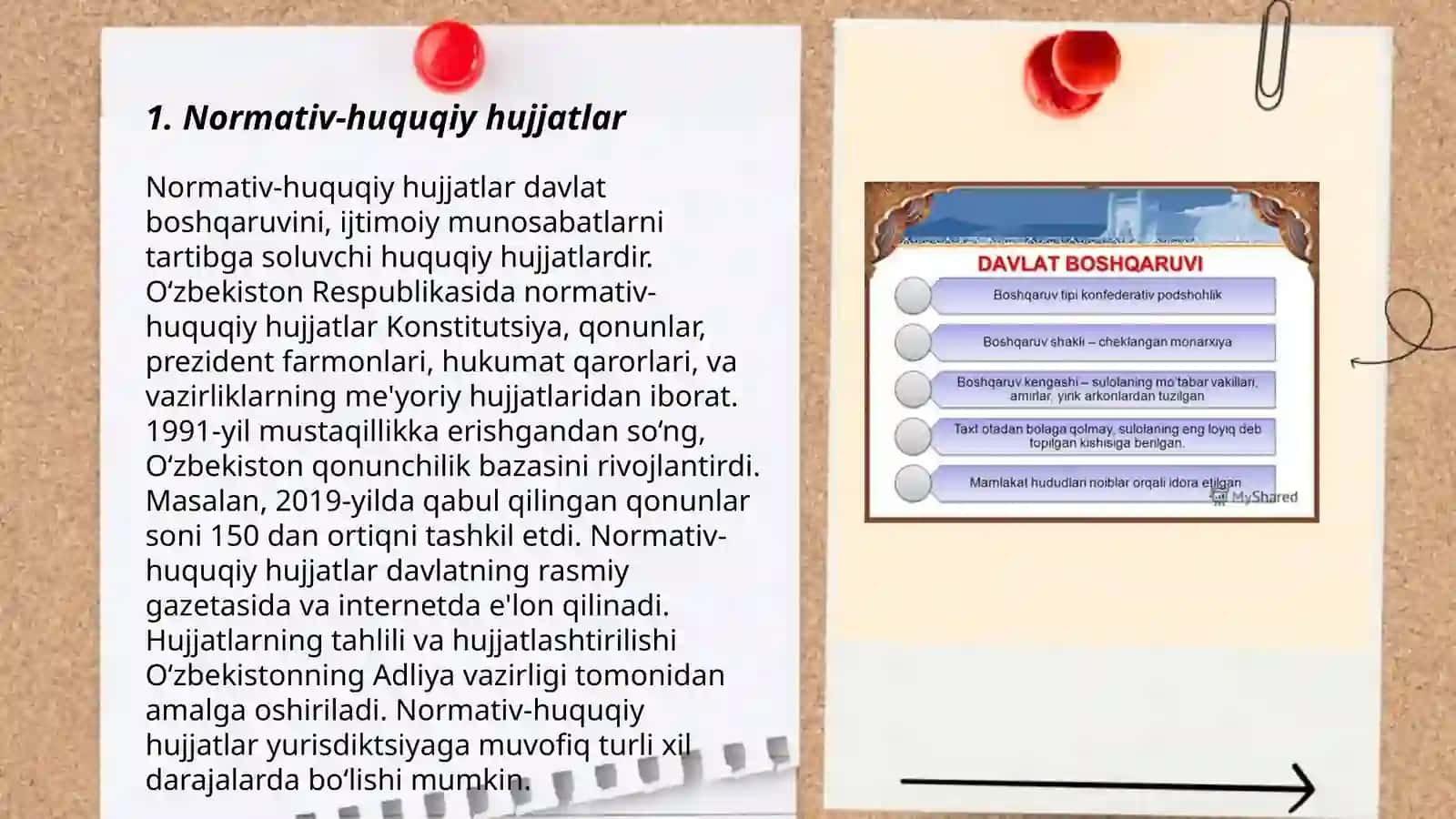 Davlat boshqaruvidagi huquqiy shakllari 3