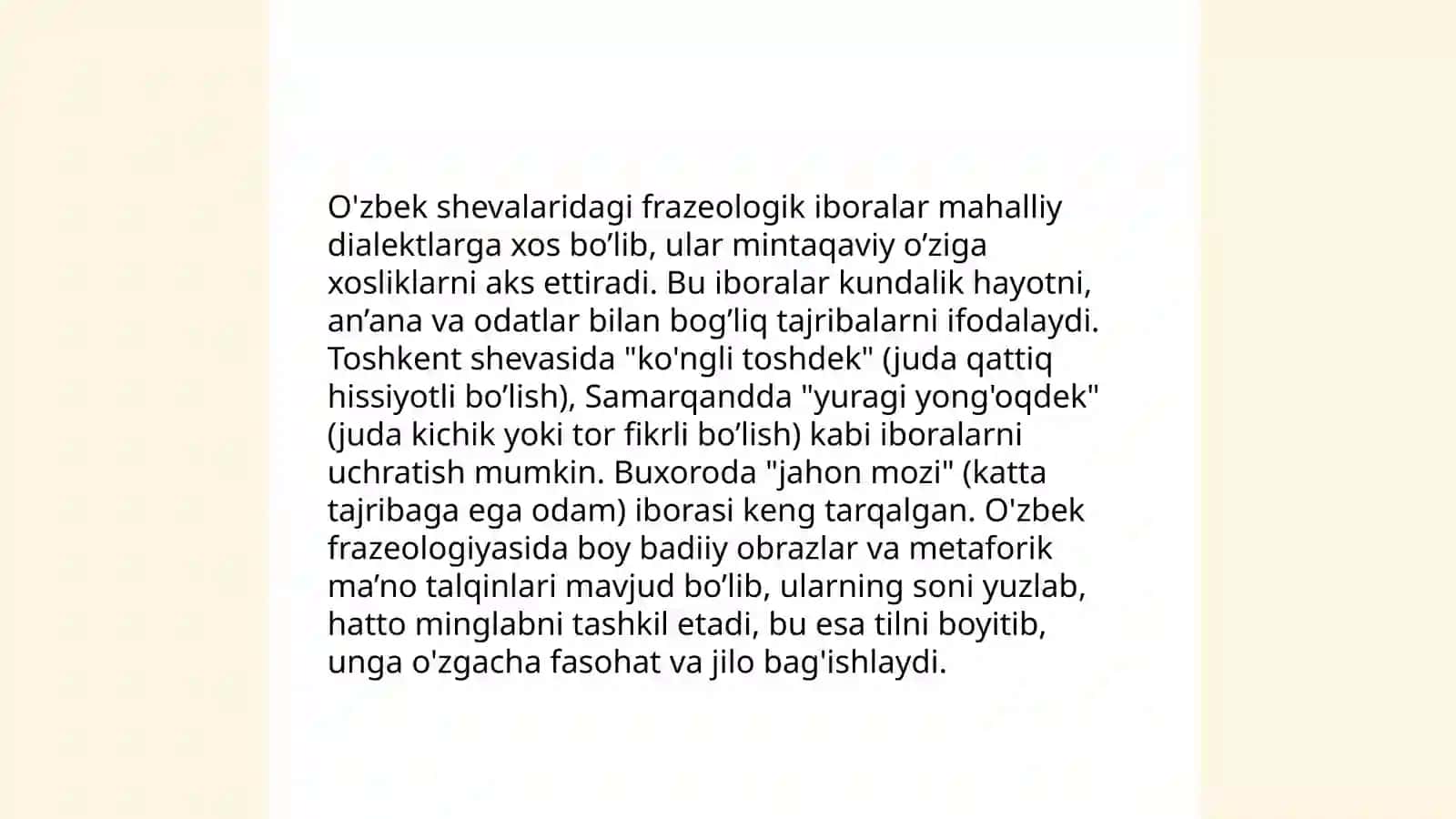 O'zbek shevalari frazeologiyasi 3