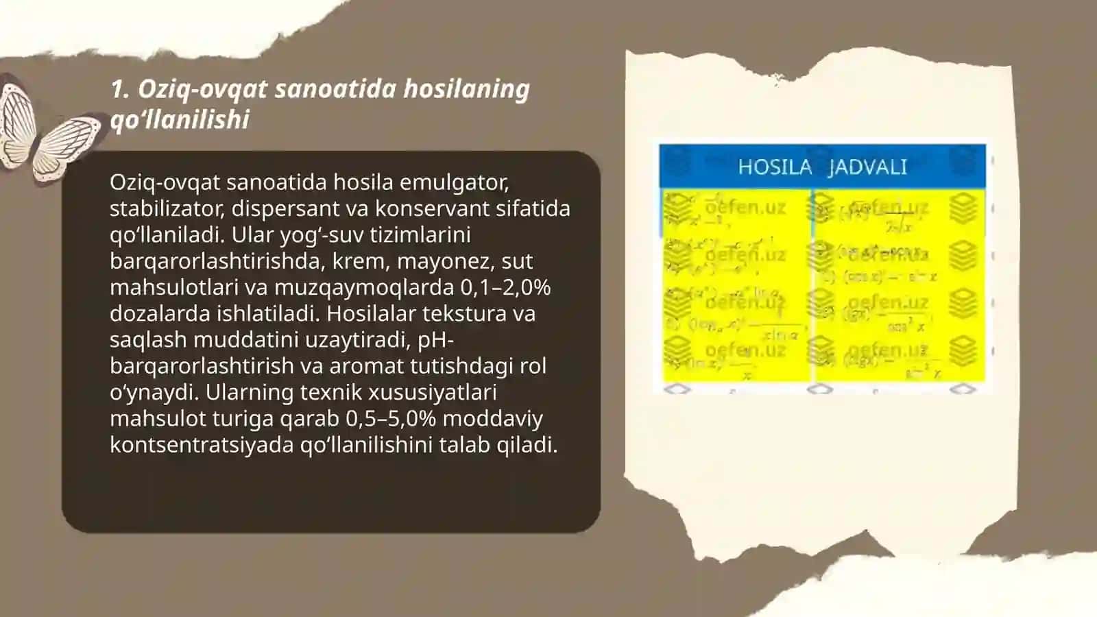 Hosilaning tadbiqlari 3