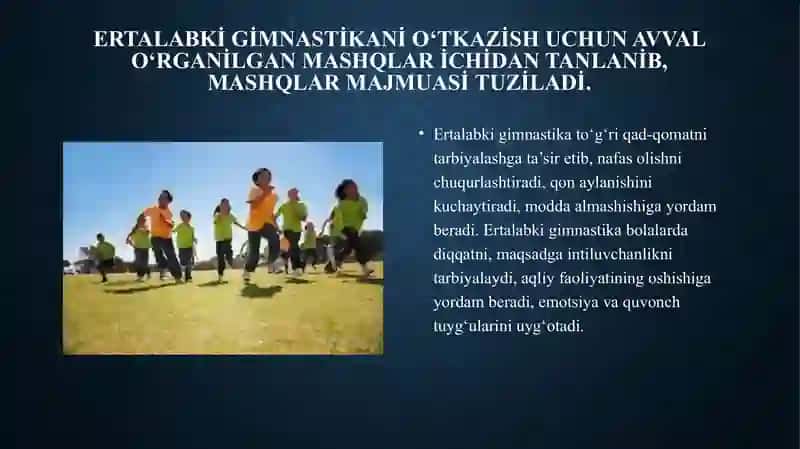 Maktabgacha yoshdagi bolalar jismoniy tarbiyaning nazariyasi 3