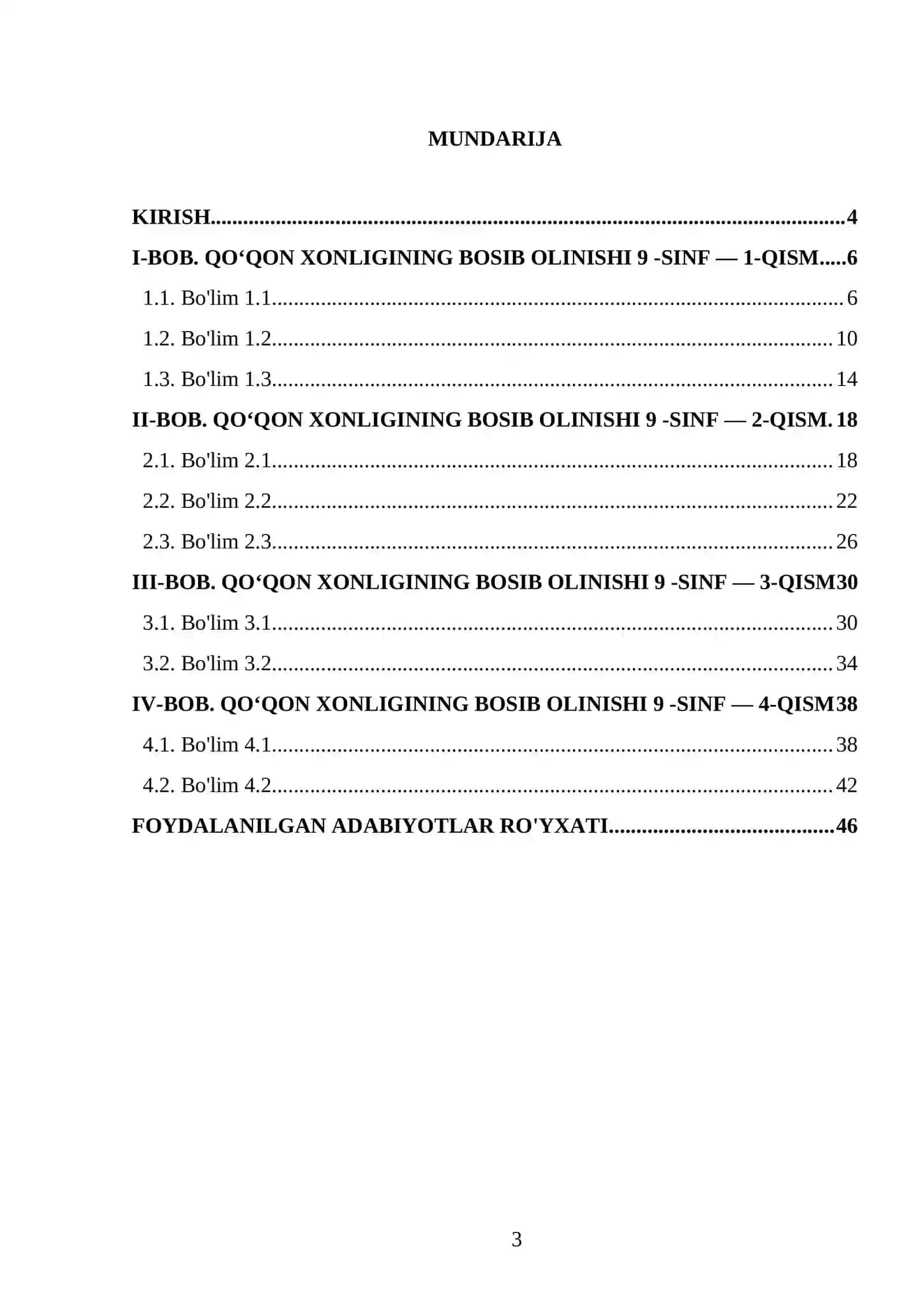 QO‘QON XONLIGINING BOSIB OLINISHI 9 -SINF 3