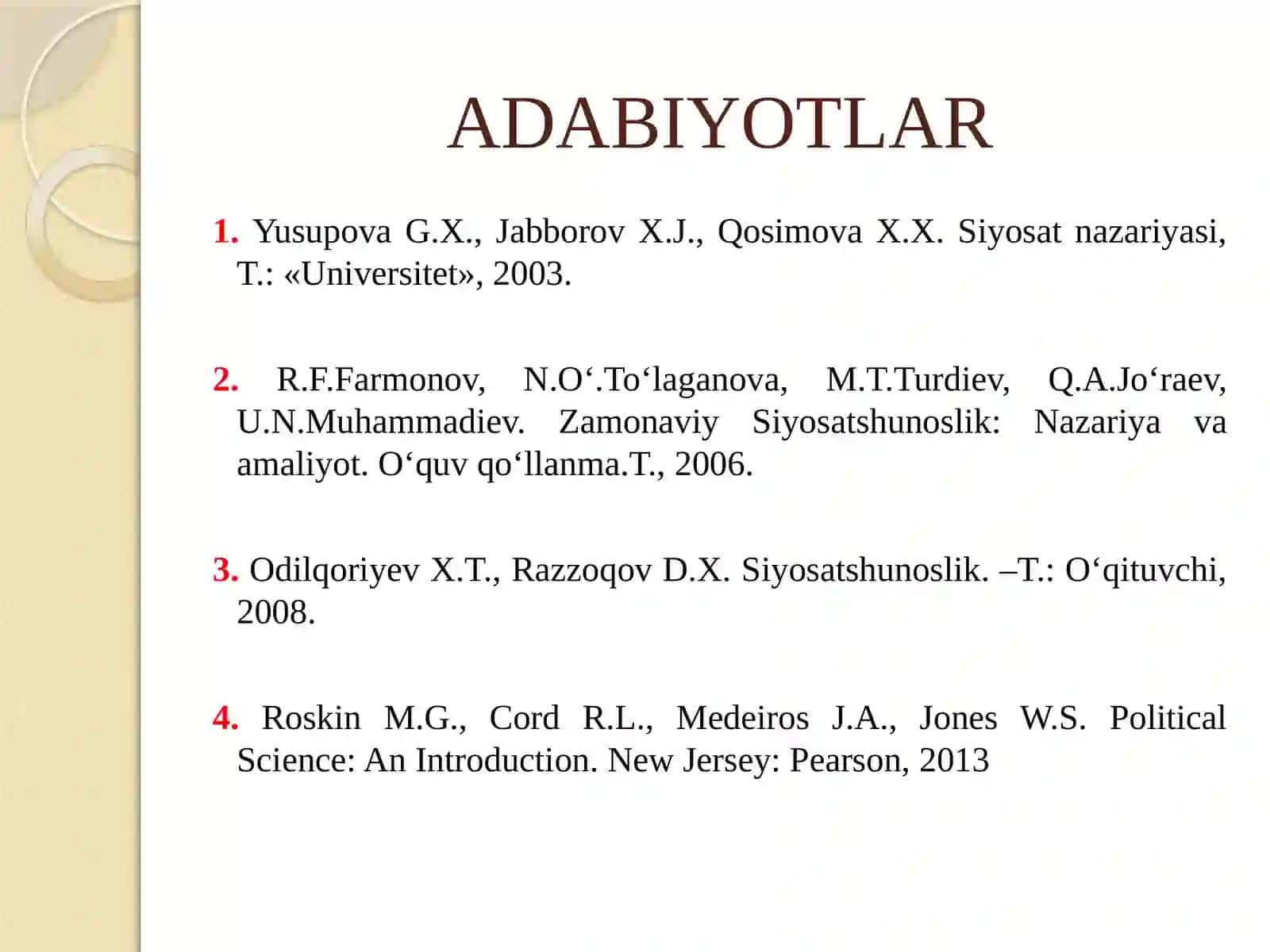 Siyosiy madaniyat va siyosiy ijtimoiylashuv 3