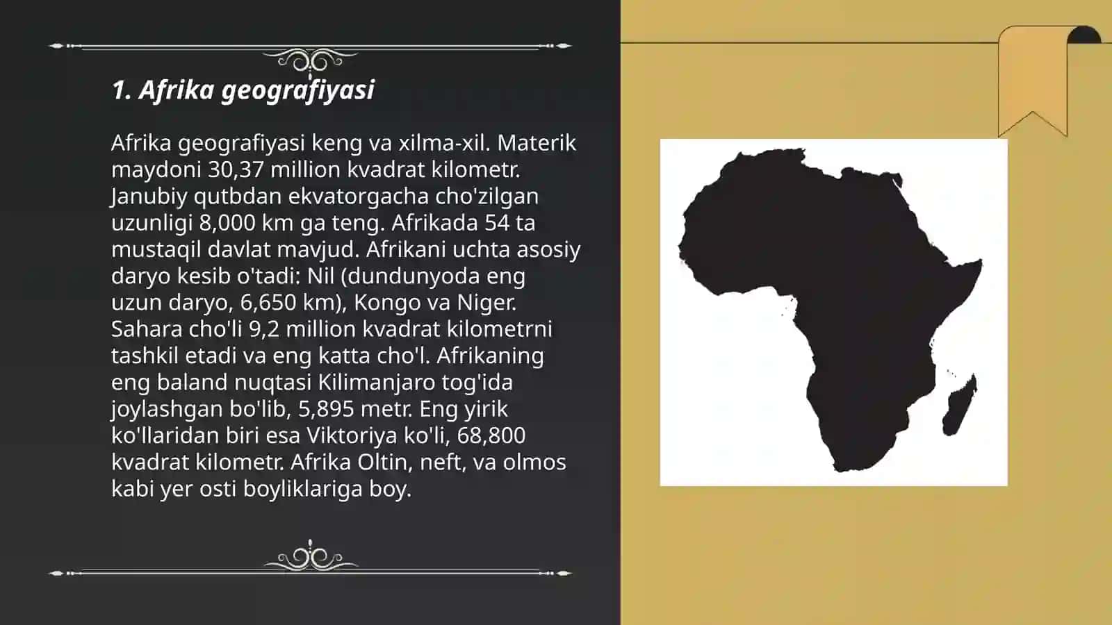 Afrika materigi 3
