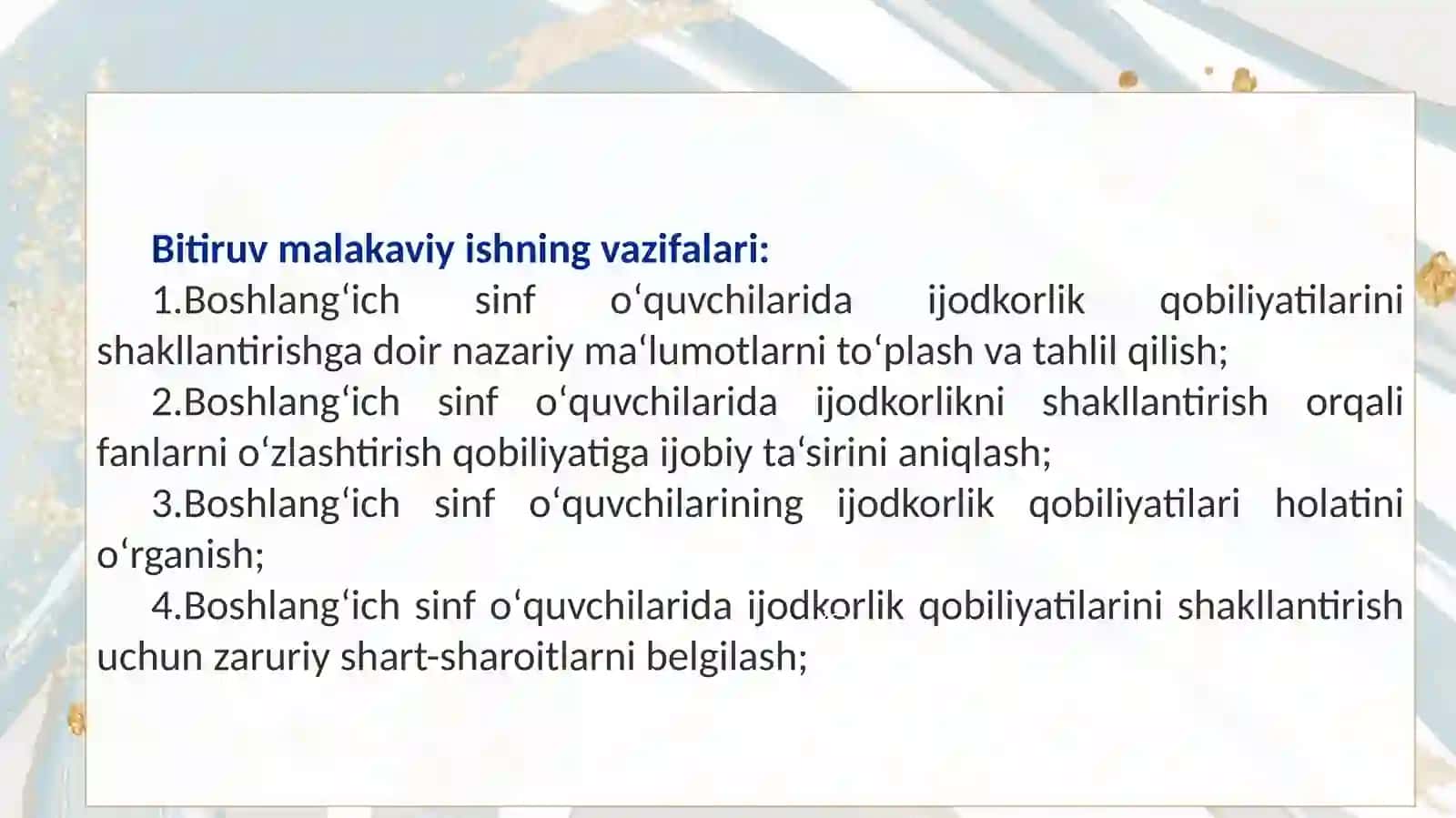 Boshlang‘ich sinf o‘quvchilarida ijodkorlik qobiliyatini shakllantirish 3