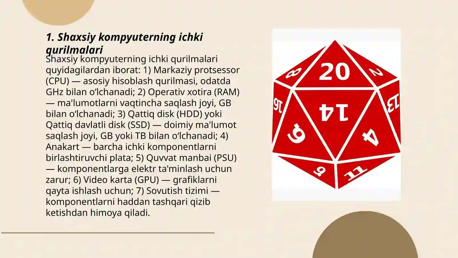 Ma'lumotlar bazasi axborot tizimi 3