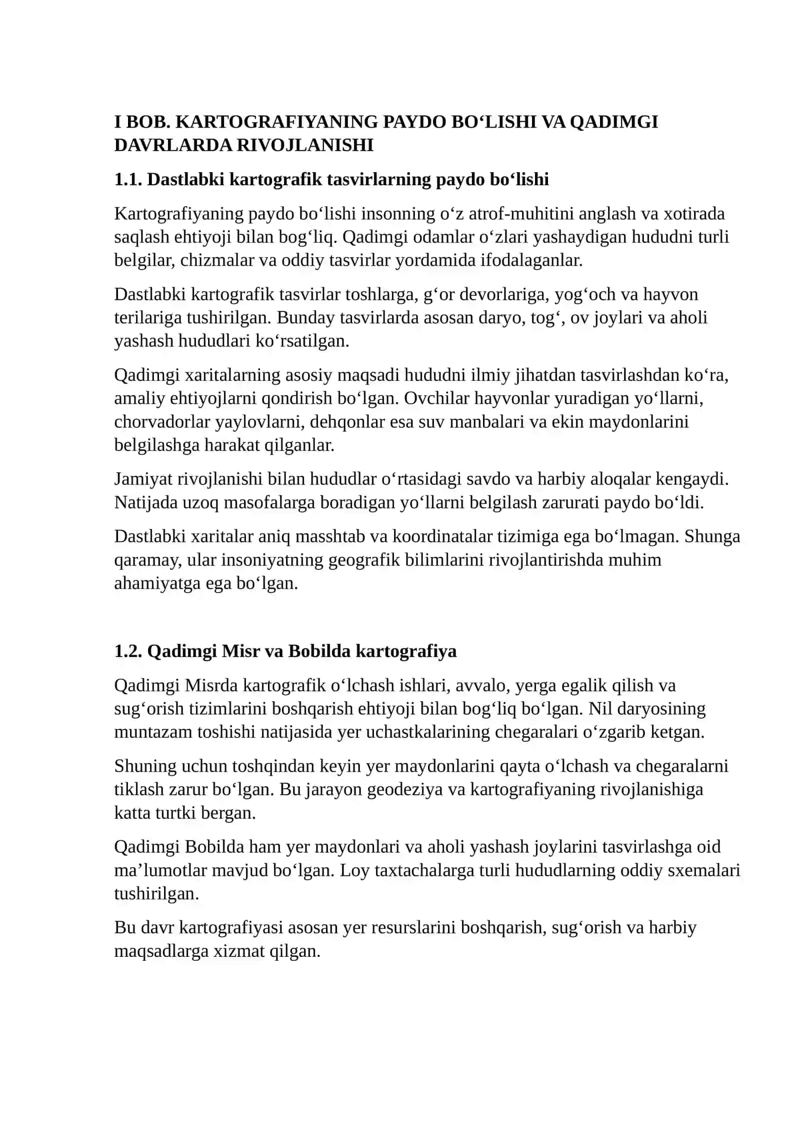 KARTOGRAFIYANING RIVOJLANISH JARAYONI 3