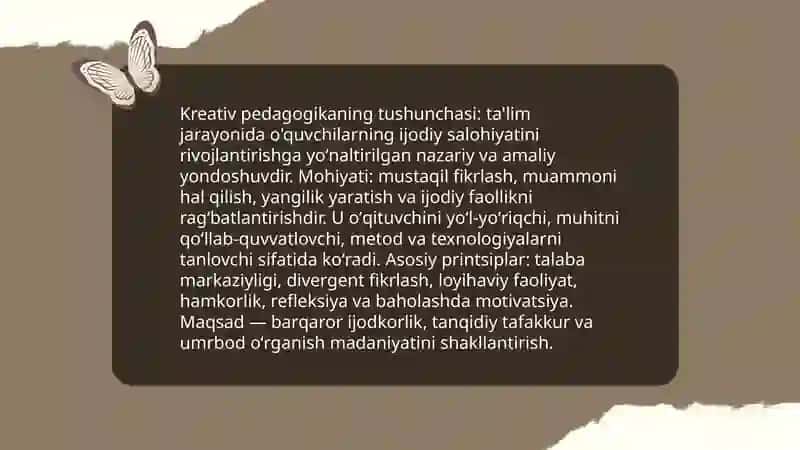 Kreativ pedagogika fanining nazariy asoslari 3