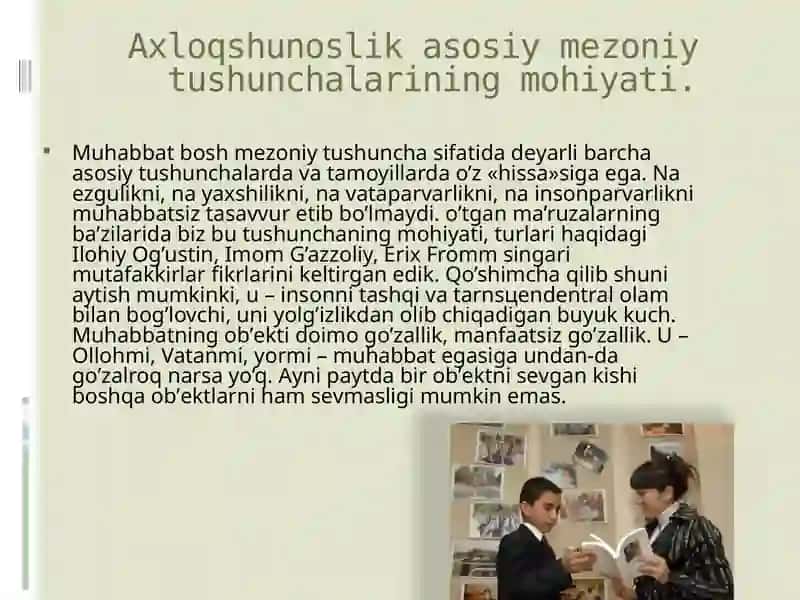 Axloqshunoslik mеzoniy tushunchalari 3