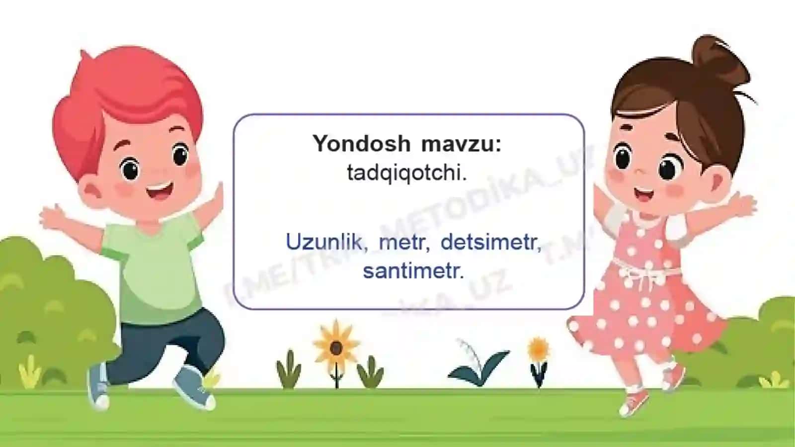 Uzunlikning o`nli ulush ko`rinishida yozilishi 3