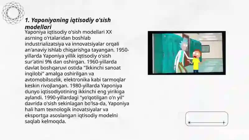 Yaponiya iqtisodiyotining rivojlanish xususiyatlari 3