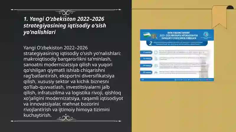 2022-2026 yillarga mo'ljallangan Yangi O'zbekiston Taraqqiyot strategiyasi 3