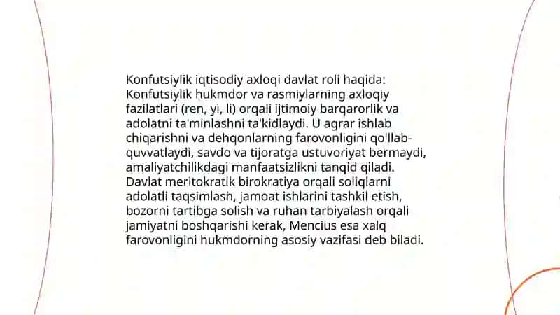 Qadimgi xitoydagi iqtisodiy g'oyalar. Qadimgi yunonistondagi iqtisodiy fikrlar. 3