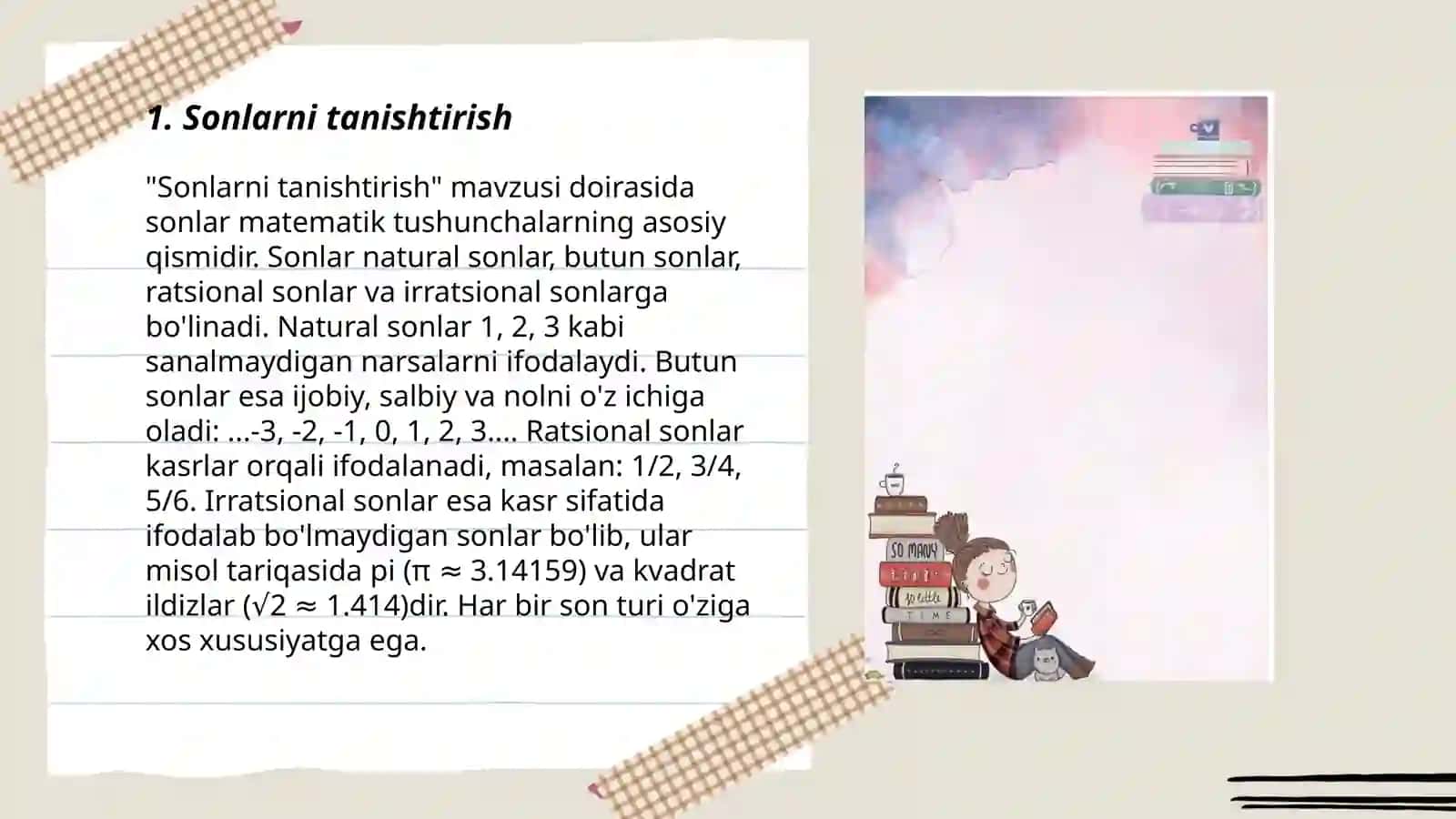 EGMA xalqaro baholash dasturida kontekstlar 3